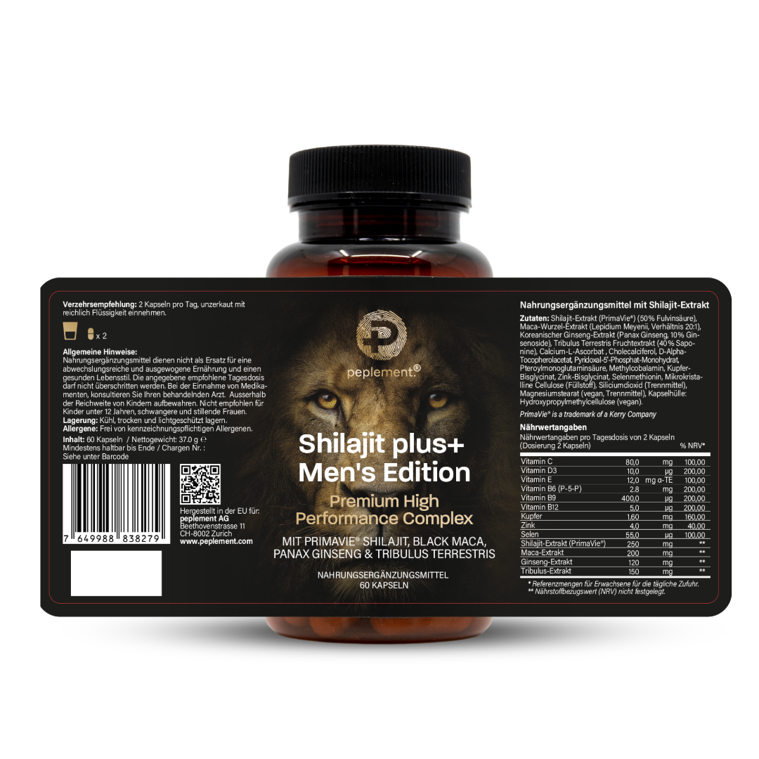 Shilajit plus+ Men's Edition - Der High Performance Complex