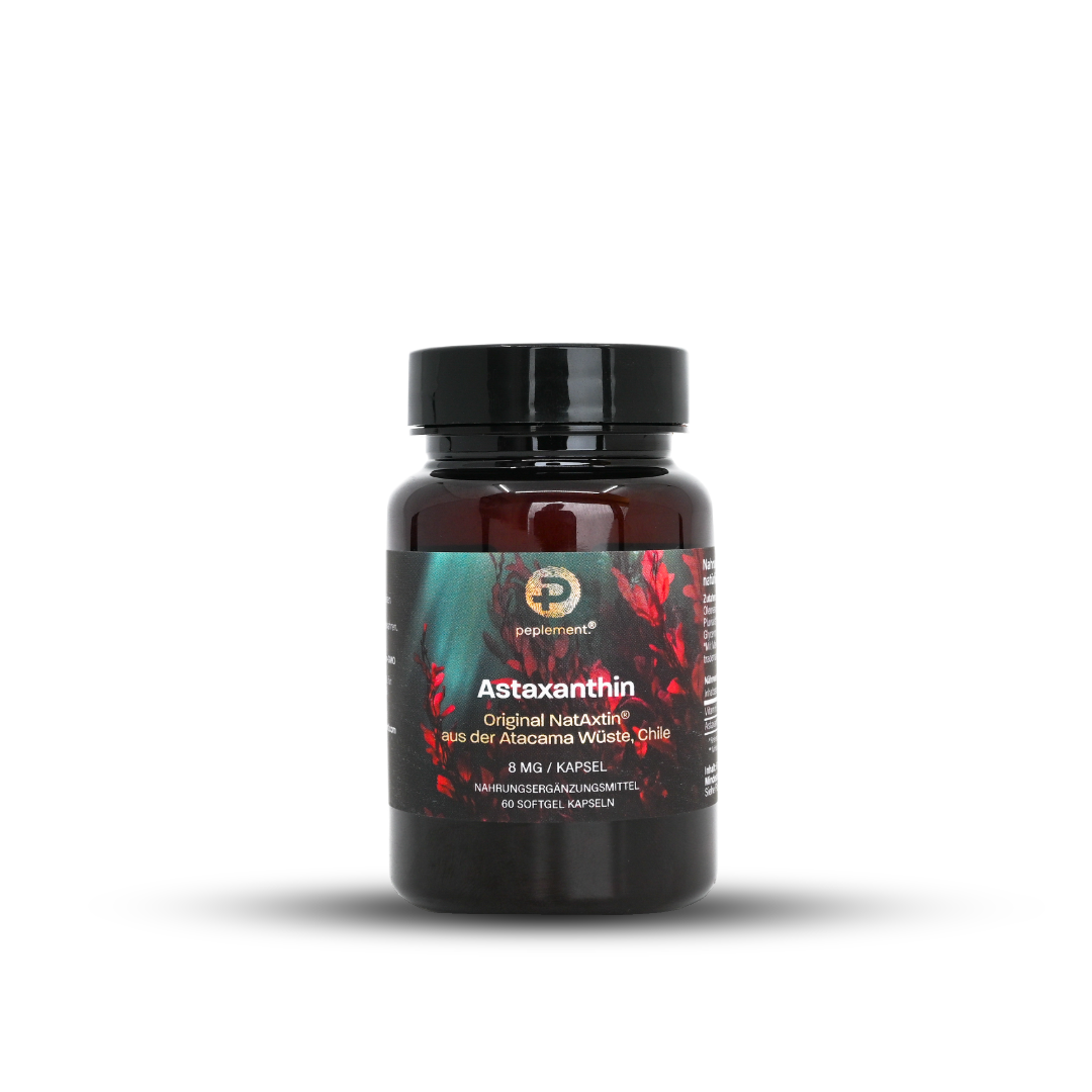 Astaxanthin - NatAxtin®. Premium Antioxidantien Softgels & Vitamin E