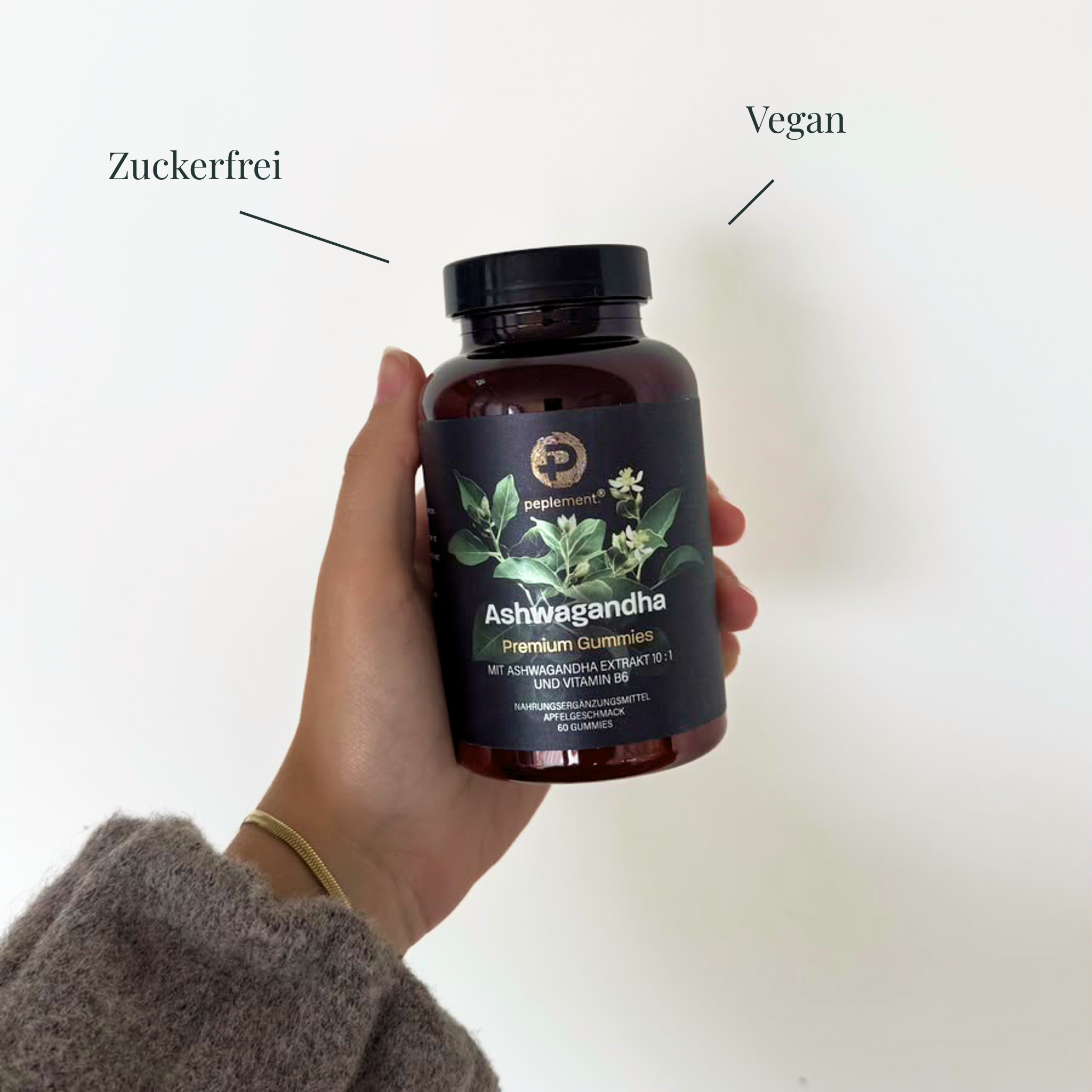 Ashwagandha Premium Gummies + Vitamin B6