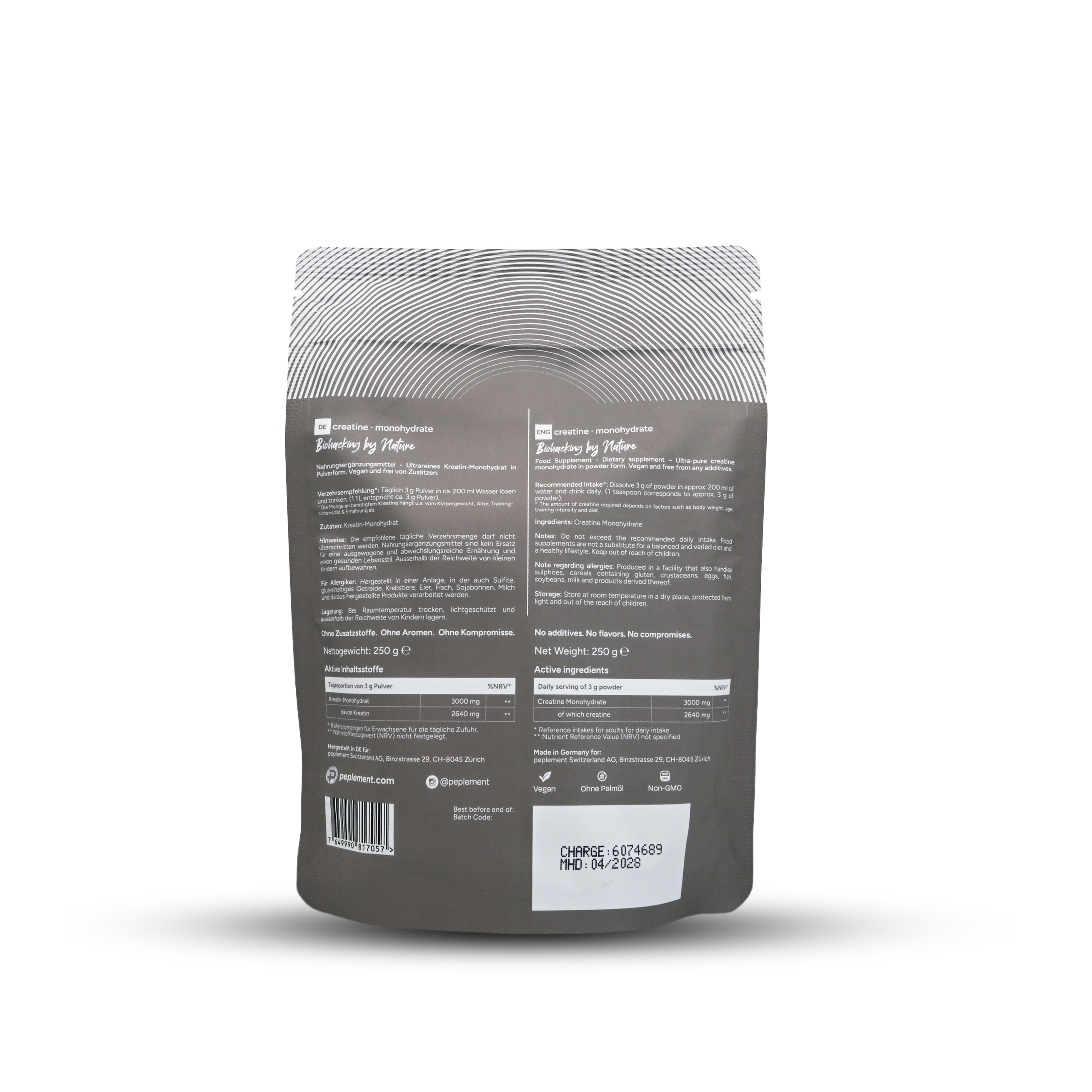 Creatine Monohydrate • Micronized & Ultrapur