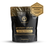 protein plus+ Schokolade - Veganes Protein aus Favabohnen, Kichererbsen & Reis