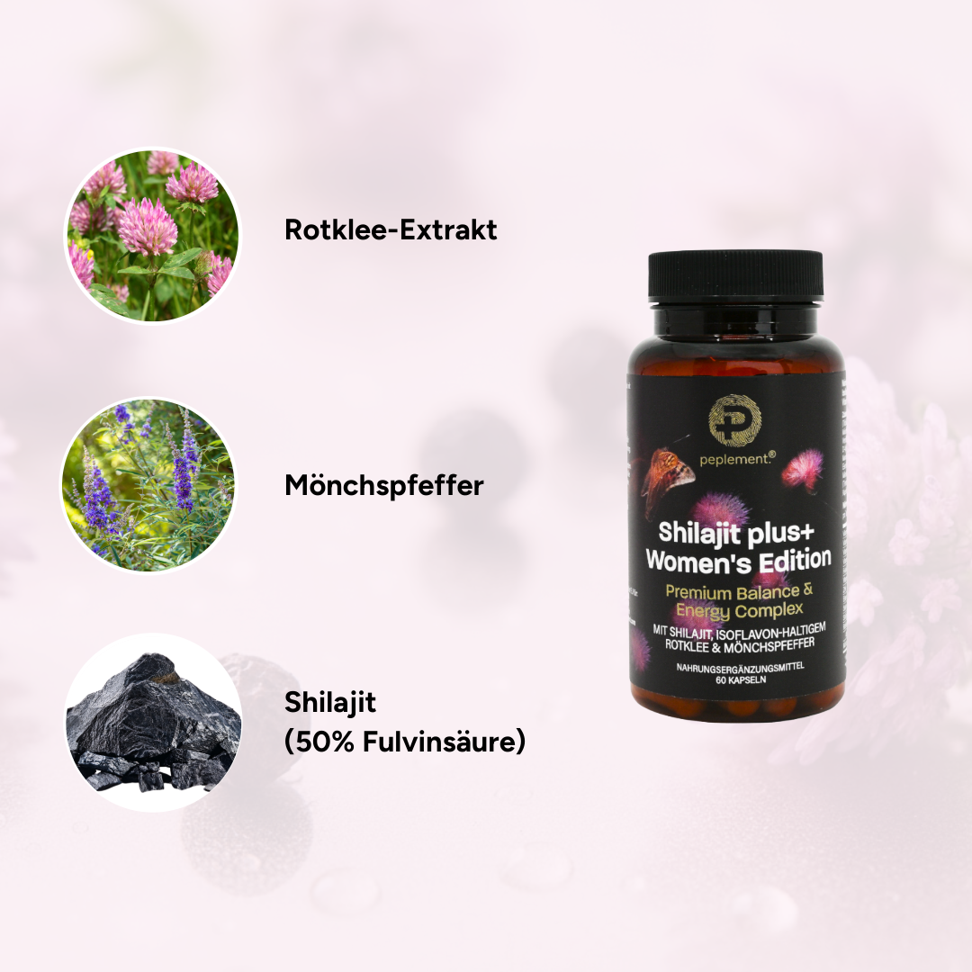 Shilajit plus+ Women's Edition – Premium Balance & Energie Complex