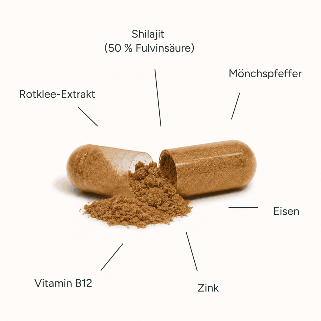 Inhaltsstoffe der peplement Shilajit plus+ Women's Edition