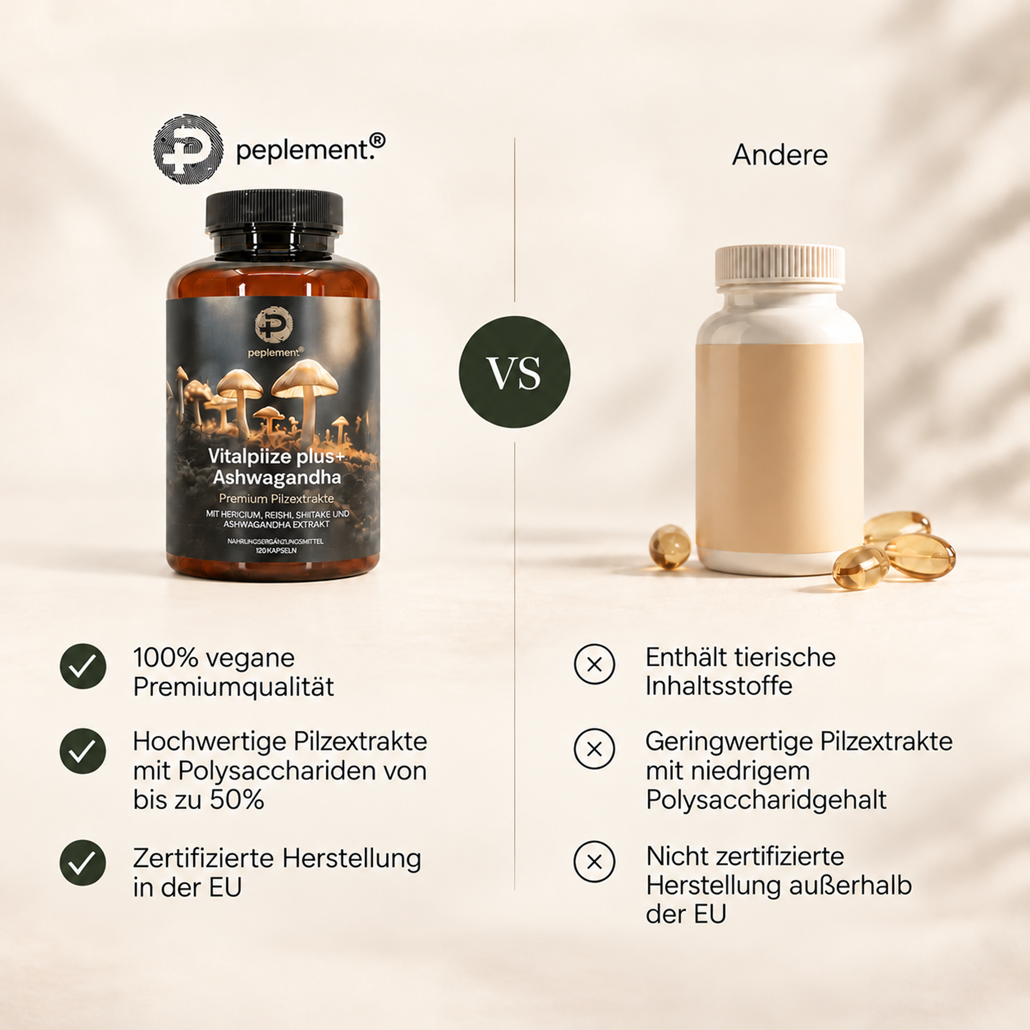 Anti-Stress Bundle - Shilajit, Vitalpilze & Ashwagandha